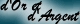 D or et d argent